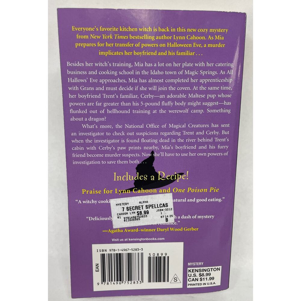 Lot of 5 Gently-Read Cozy Mysteries - Various Titles and Authors Food / Magic - Picture 4 of 7